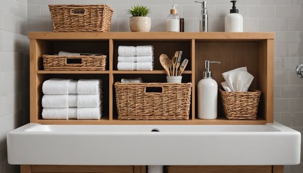Les paniers de rangement salle de bain : style et praticité